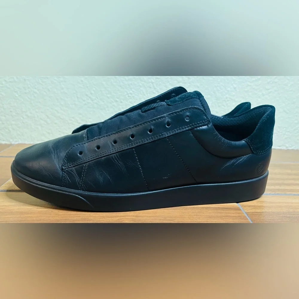 ECCO BLACK STREET LITE M LACE UP TENNIS SHOES SNEAKERS SIZE: 12.5